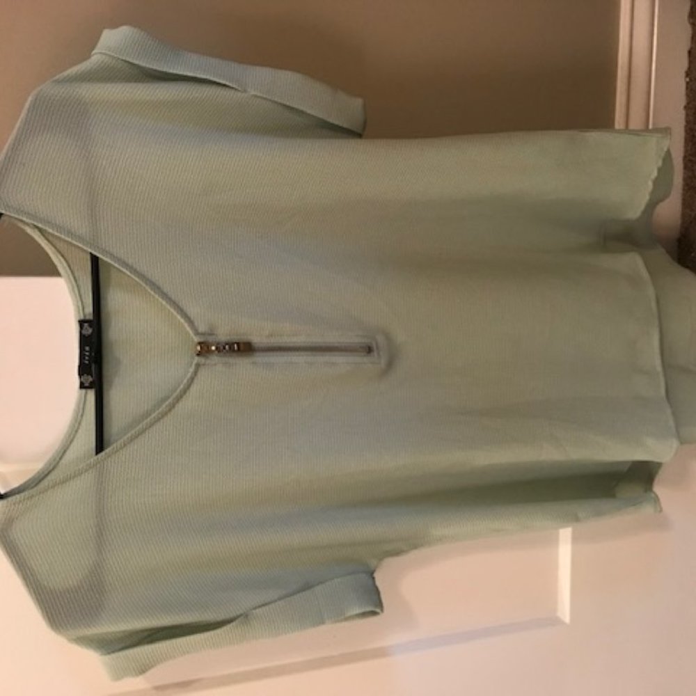 Teal Mid Sip Up Shirt